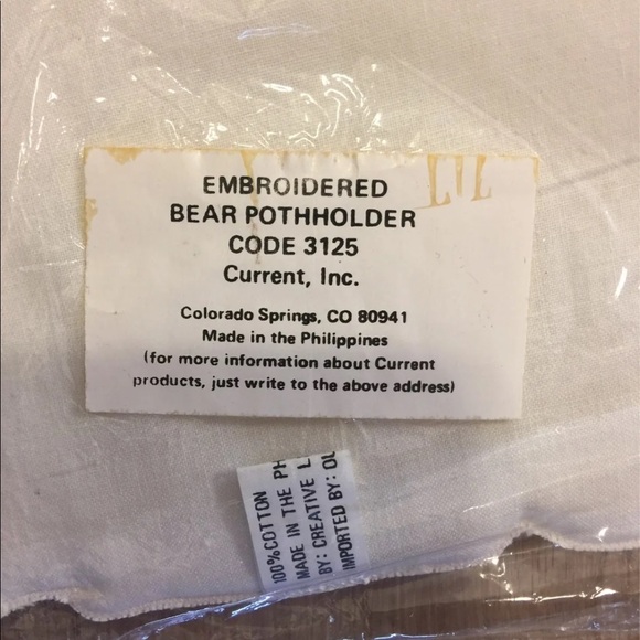 Christmas Bear Potholder - Picture 3 of 3